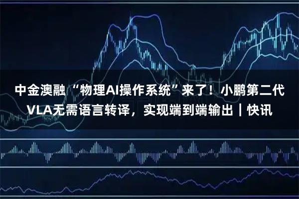 中金澳融 “物理AI操作系统”来了!小鹏第二代VLA无需语言转译,实现端到端输出|快讯