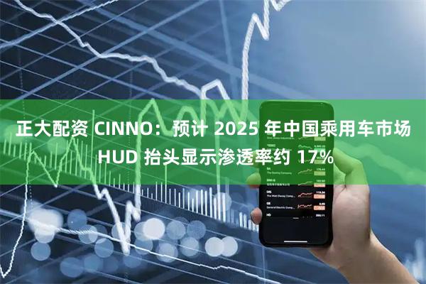 正大配资 CINNO:预计 2025 年中国乘用车市场 HUD 抬头显示渗透率约 17%